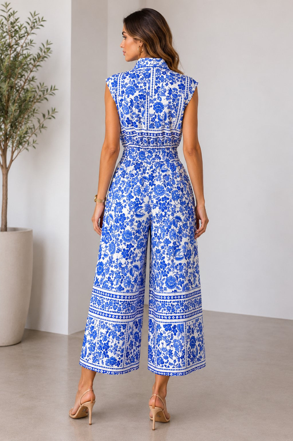Floral Patchwork Jumpsuit