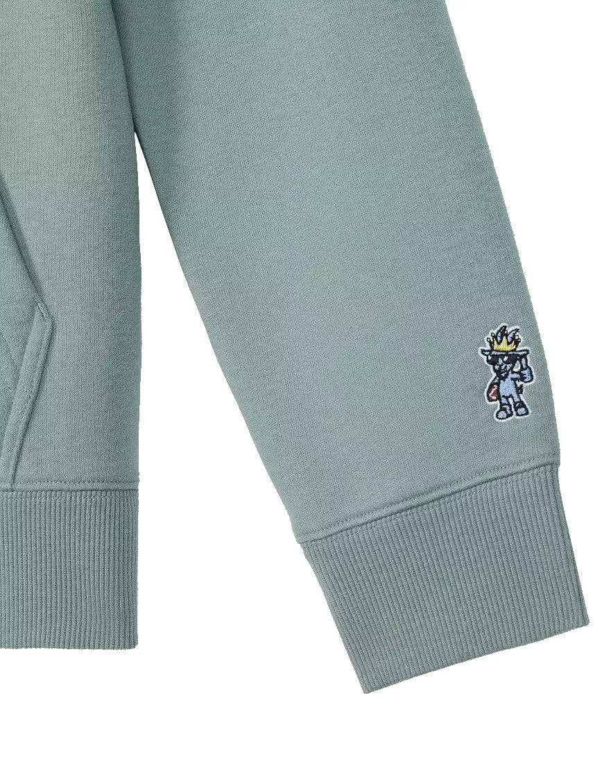 Football Sport Hooded Sweatshirt - Steeped Sage