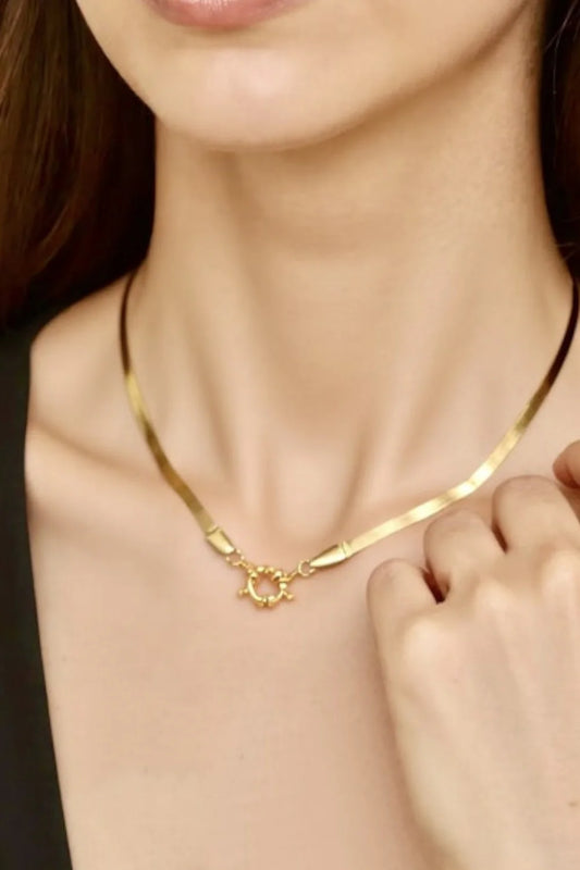 Buckle Up Clasp Necklace