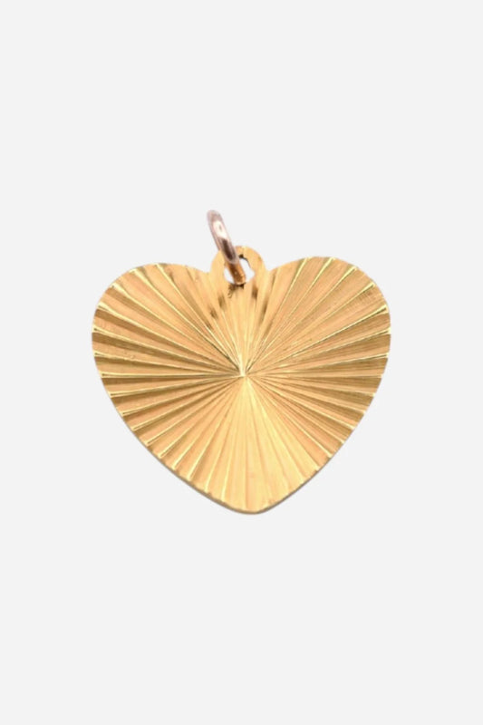 Textured Heart Charm