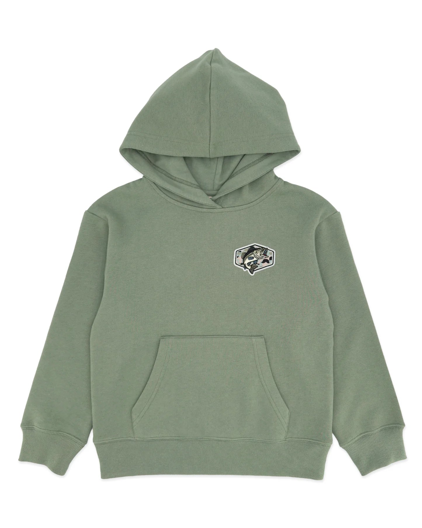 Sage Fleece Hadley Fish Hoodie
