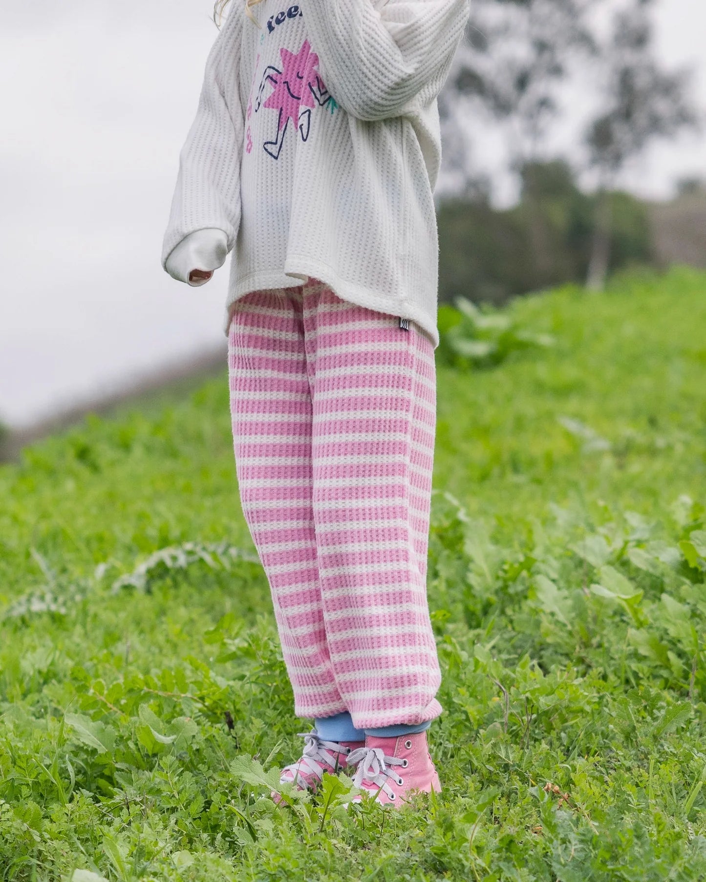 Prism Striped Pant - Pink Gloss Thermal