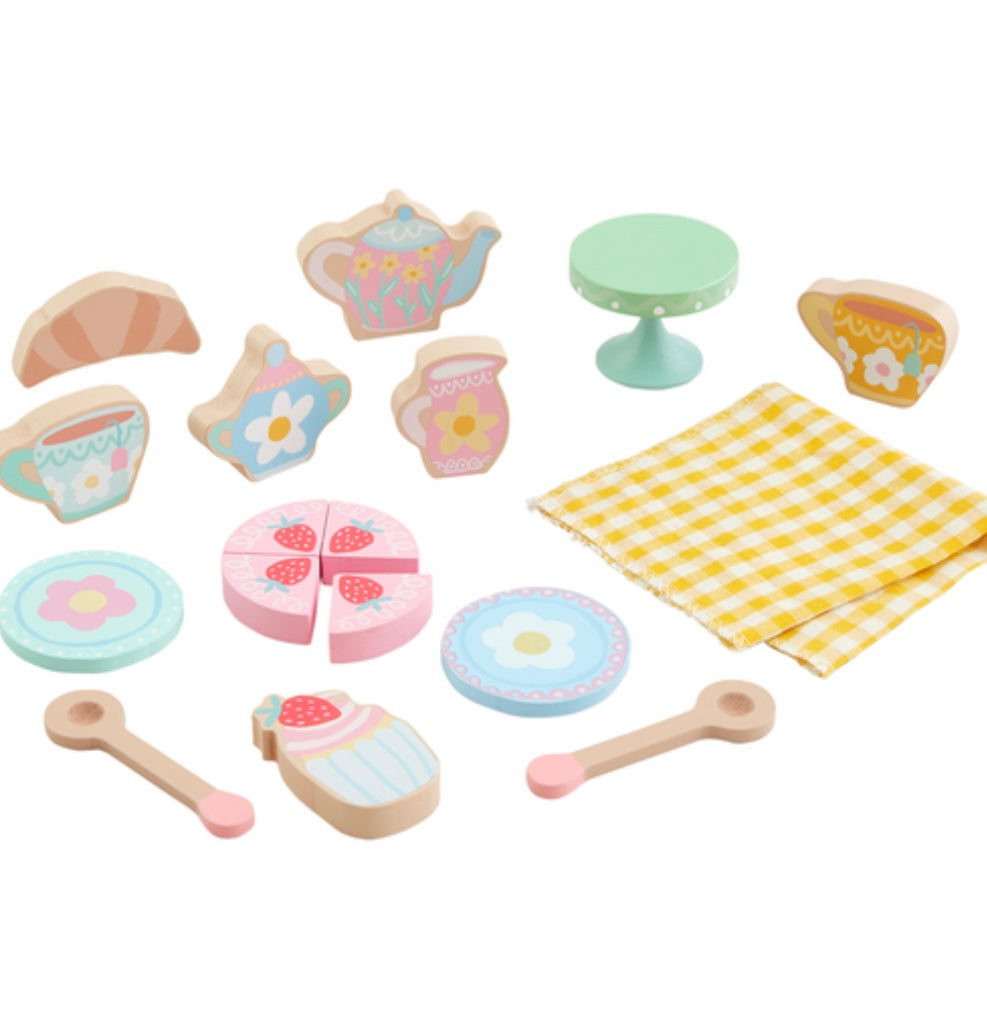 Tea Party Wood Set