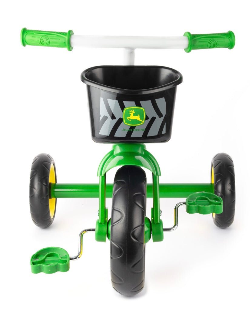 John Deere Steel Tricycle with Basket