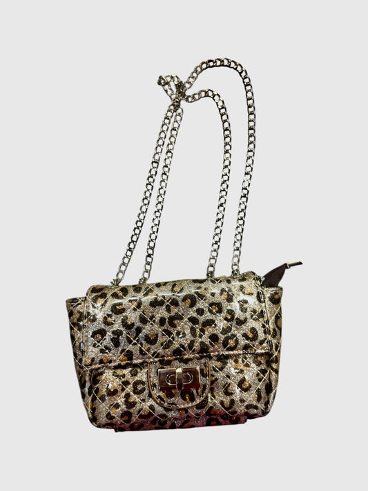 Cheetah Quilted Crossbody Bag