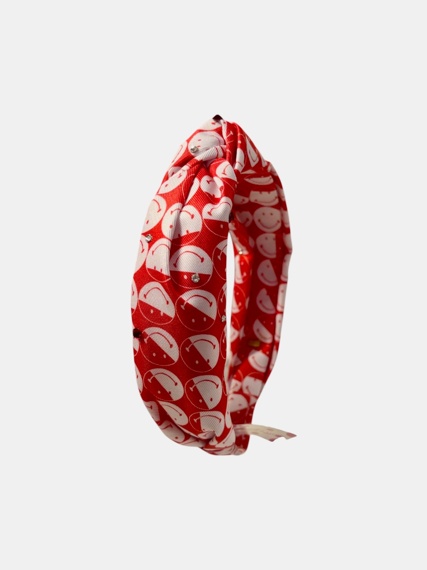 Crystallized Smiley Knot Headband