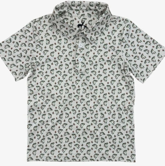 Trout Traditions CoolShade Scottie Polo