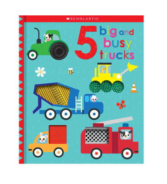 5 Big And Busy Trucks Book