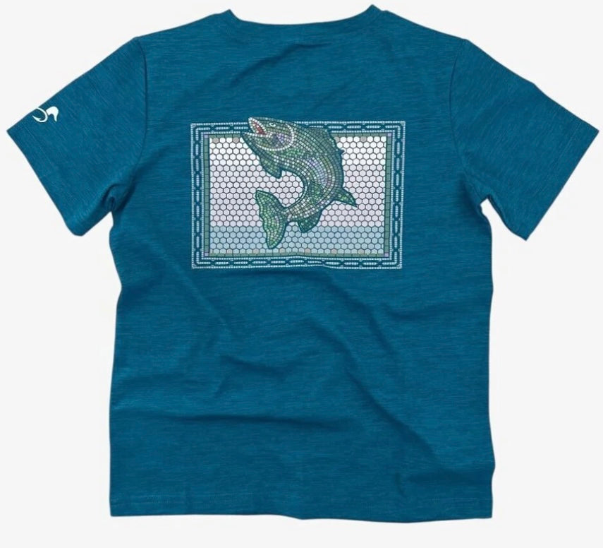 Trout Traditions Mosaic Ridge Athletic Tee