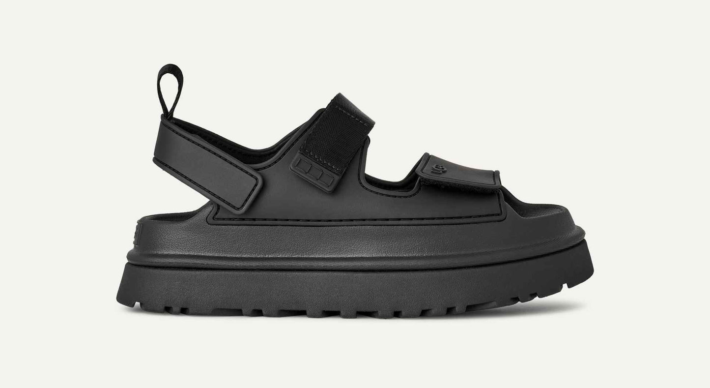 Women Golden Glow Sandal - Black