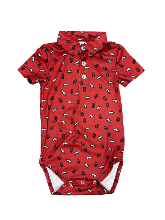 Arkansas Razorbacks Embroidered Polo