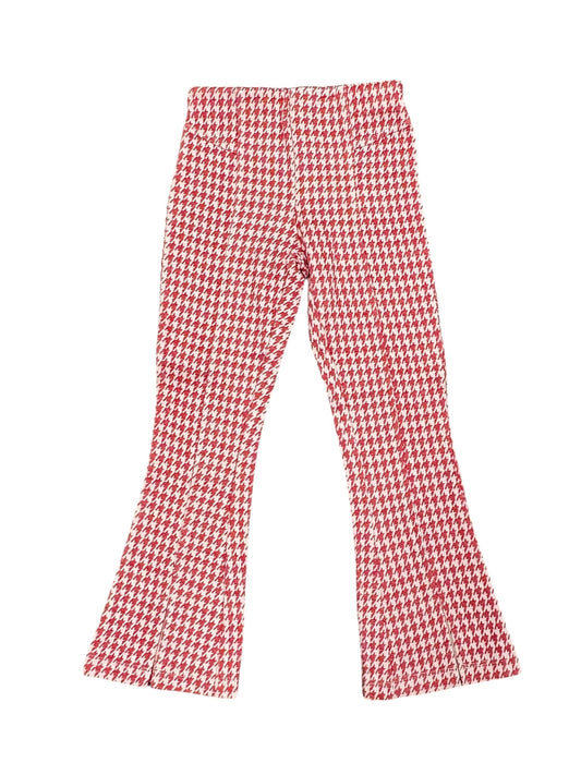 Chex Red Houndstooth Bell Bottoms
