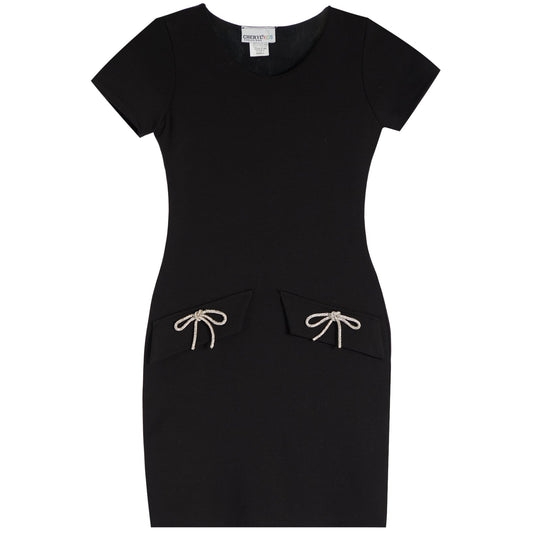 Emily Bow Pockets Dress