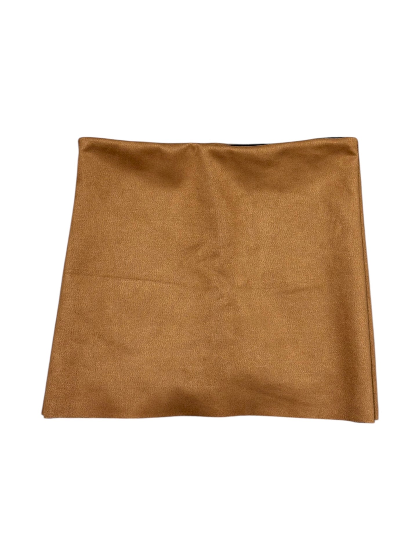 Tan Suede Skort
