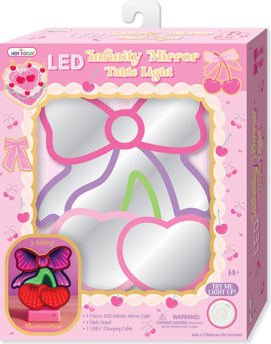 Cherry LED Infinity Mirror Table Light