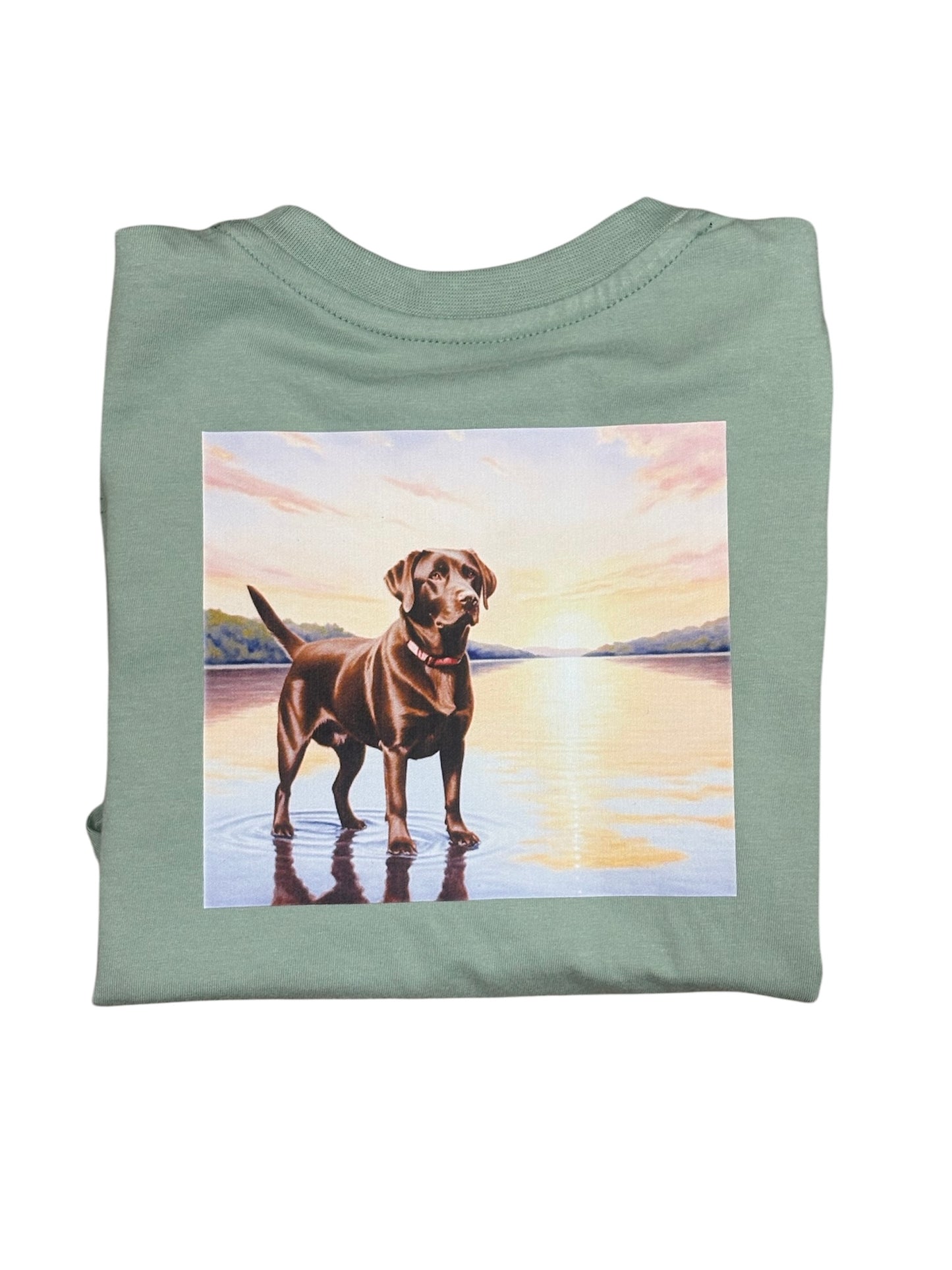Dog Sunset LS Graphic Tee