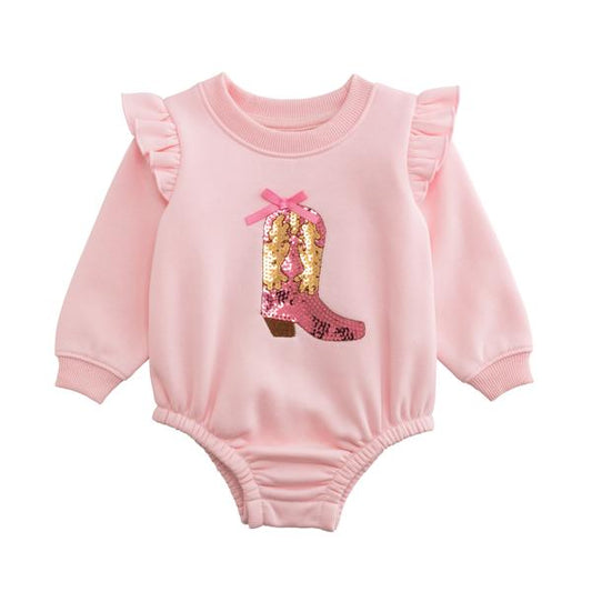 Western Boot Sweatshirt Bubble