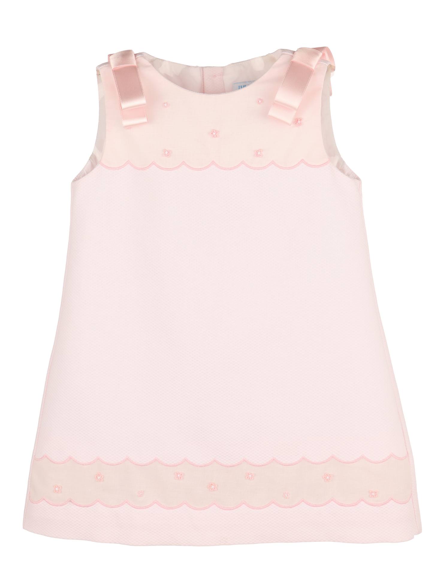 Pink Pique Shift Dress