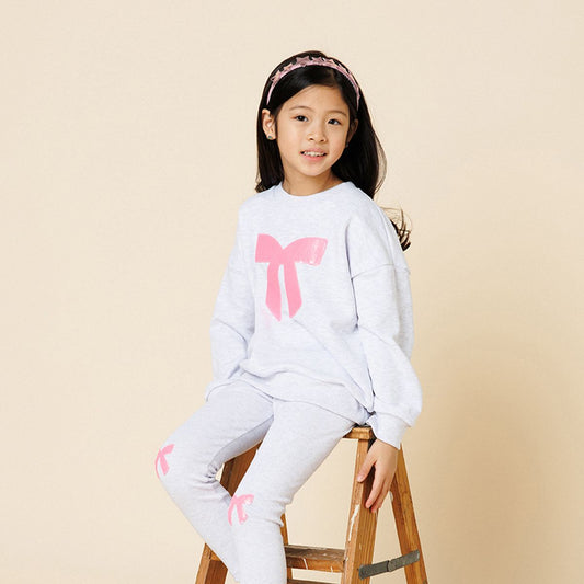LuLu Sequin Bow Sweatshirt