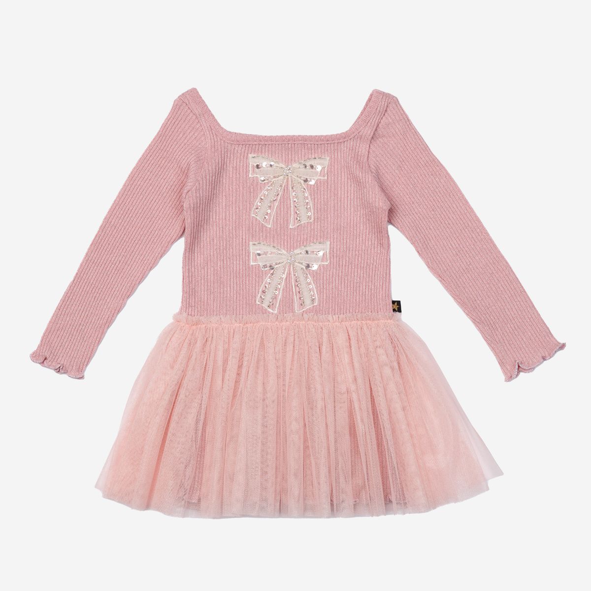 Glitter Bow TuTu Dress