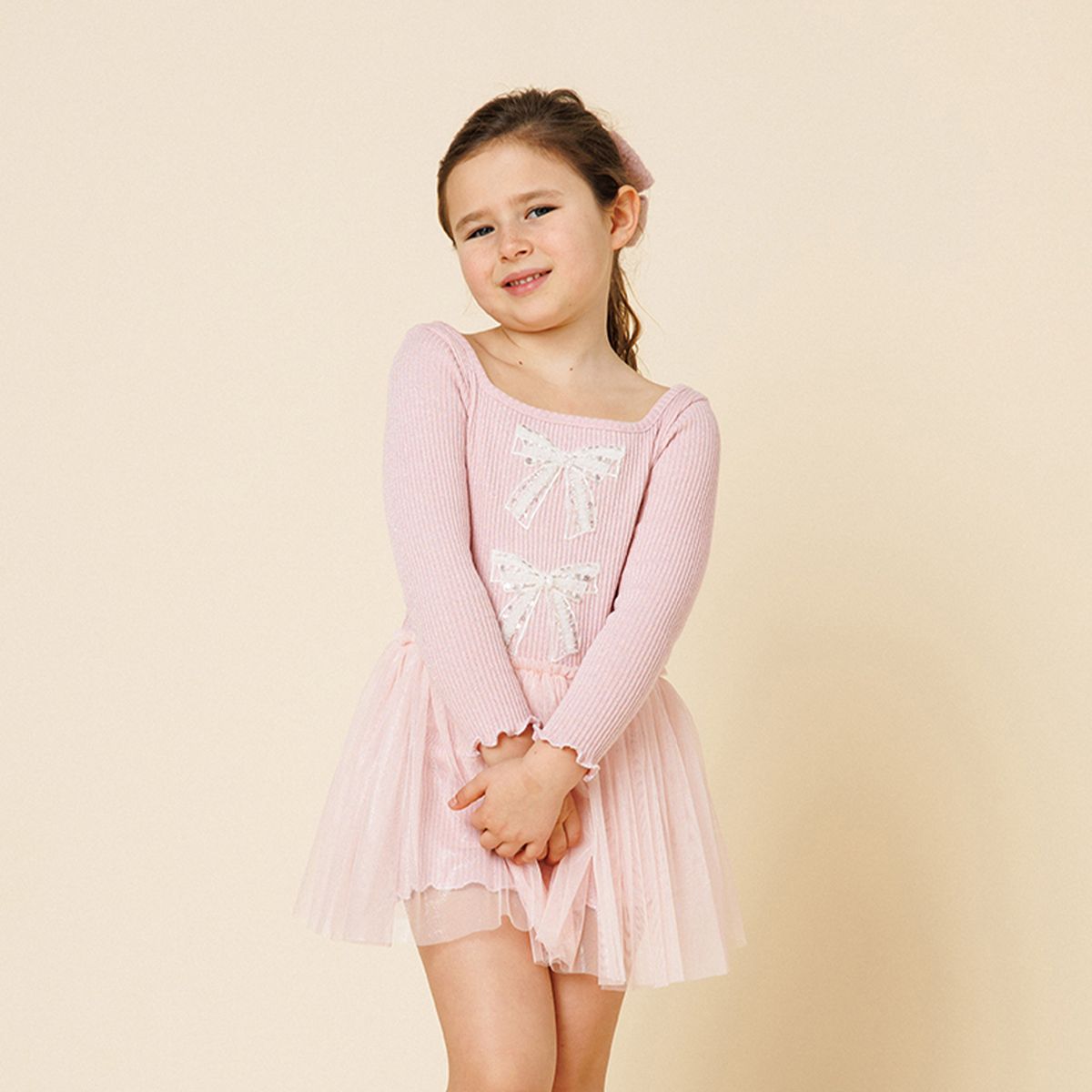 Glitter Bow TuTu Dress