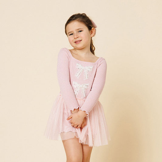 Glitter Bow TuTu Dress