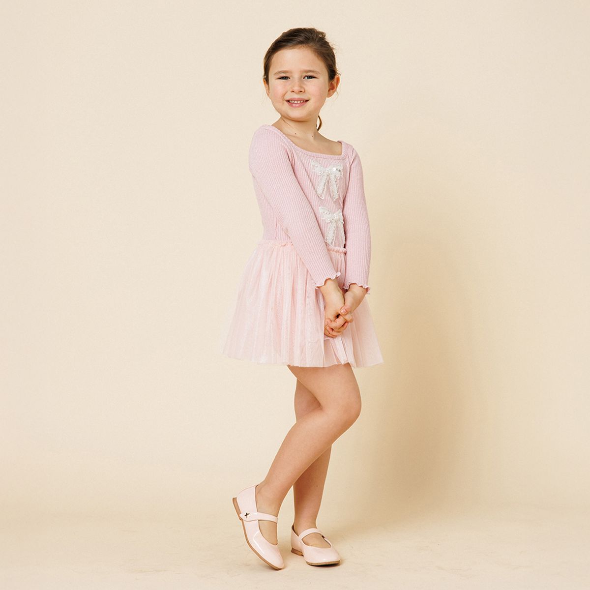 Glitter Bow TuTu Dress