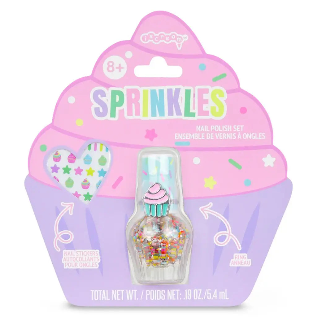 Sprinkle Nail Polish & Ring Set