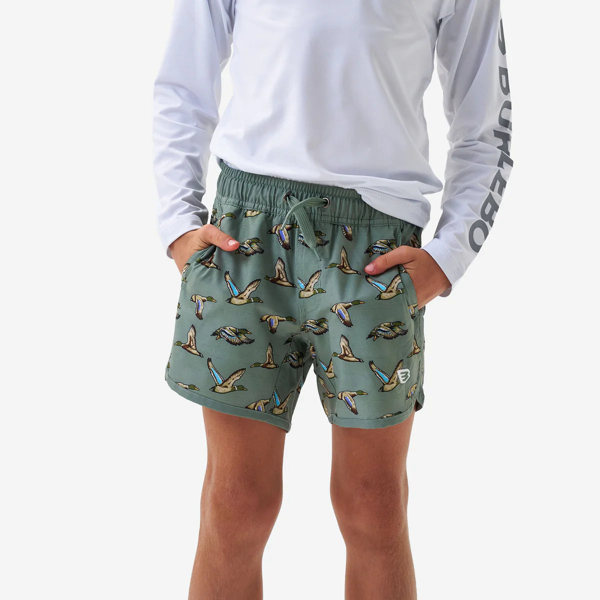 Swim Trunk - Jumbo Mallards - Green
