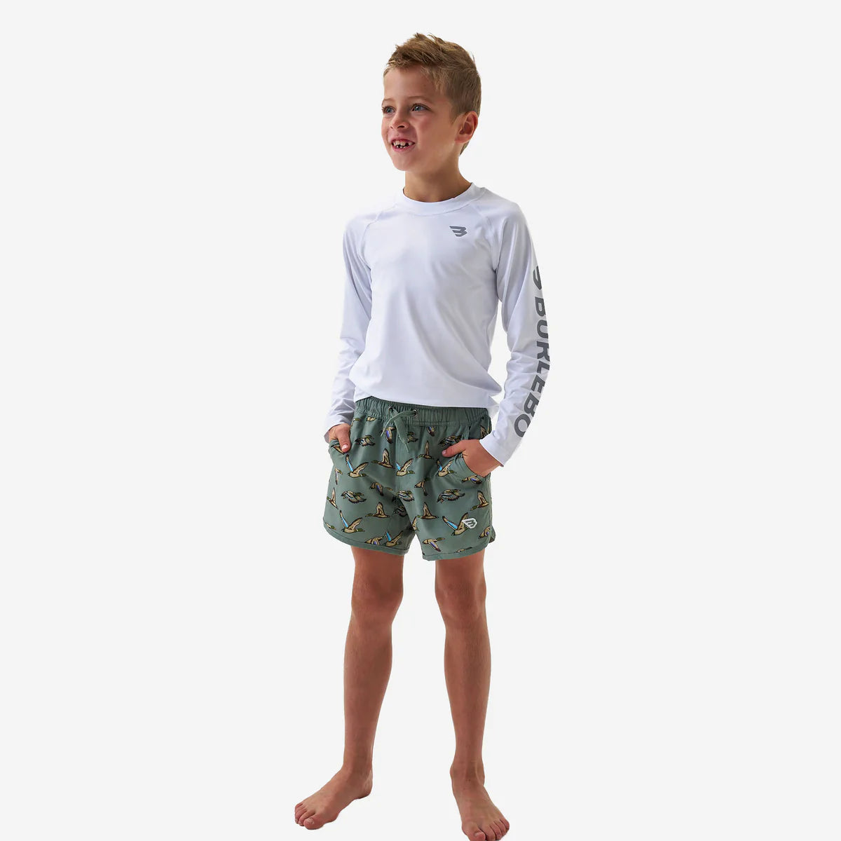 Swim Trunk - Jumbo Mallards - Green