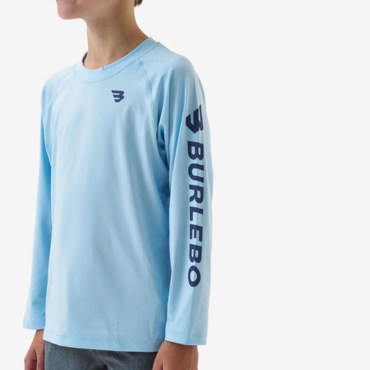 Rash Guard - Baby Blue And Navy