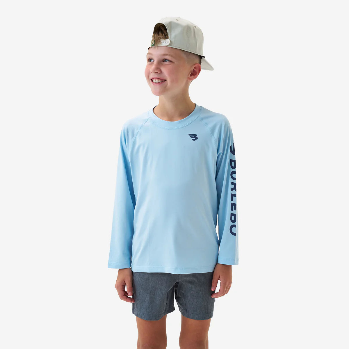 Rash Guard - Baby Blue And Navy