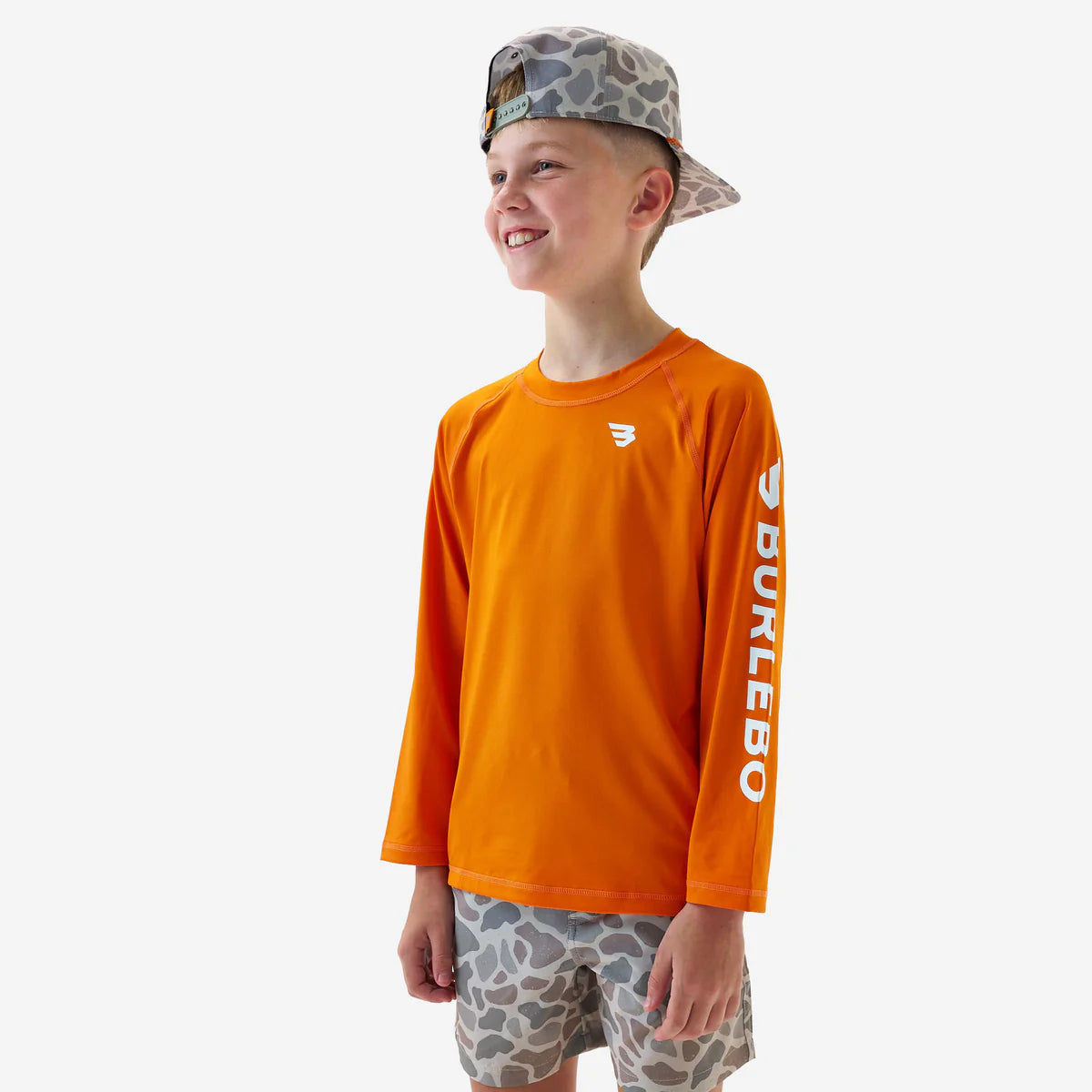 Rash Guard - Orange And White