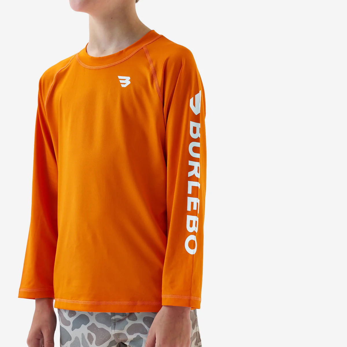 Rash Guard - Orange And White