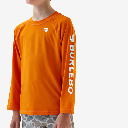 Rash Guard - Orange And White