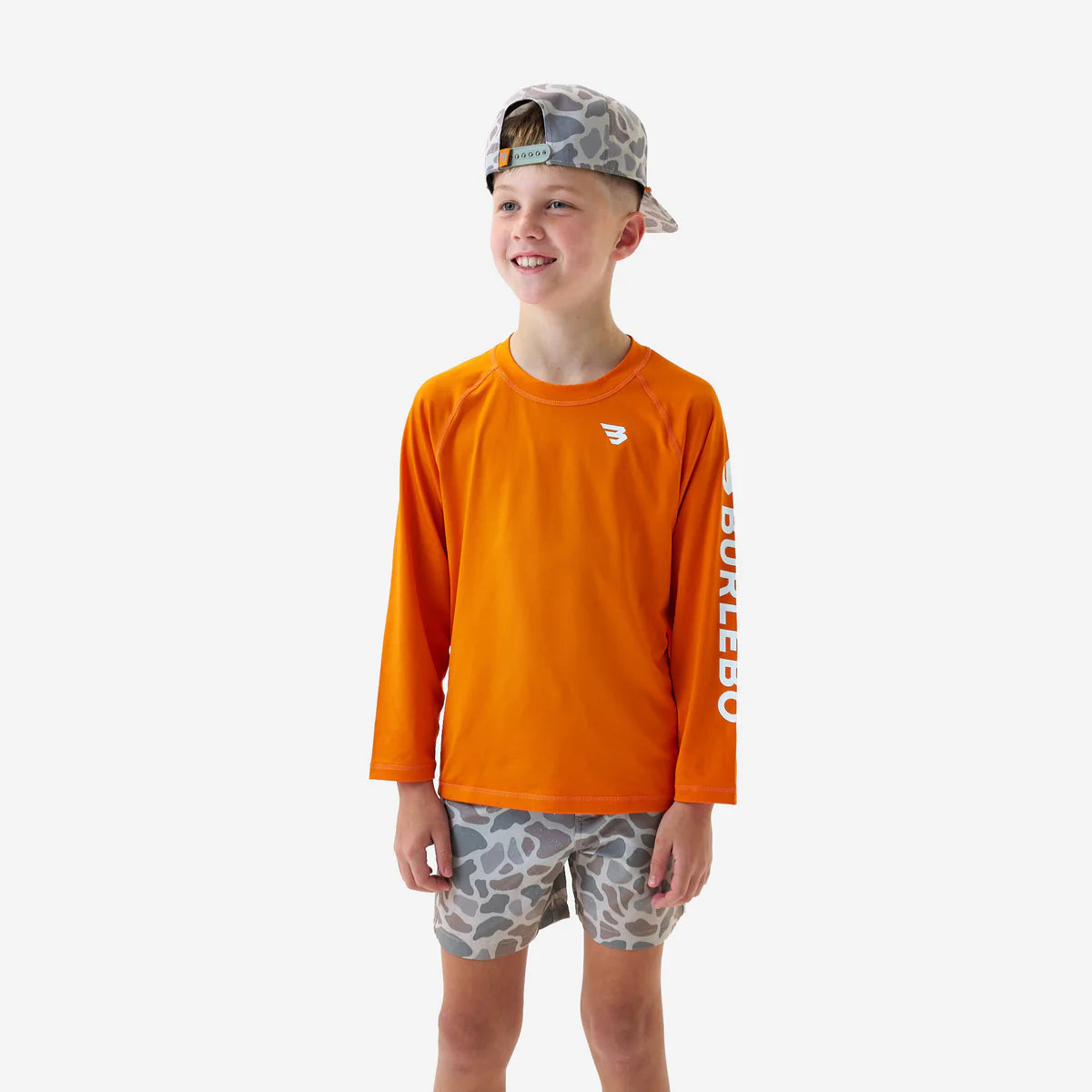 Rash Guard - Orange And White