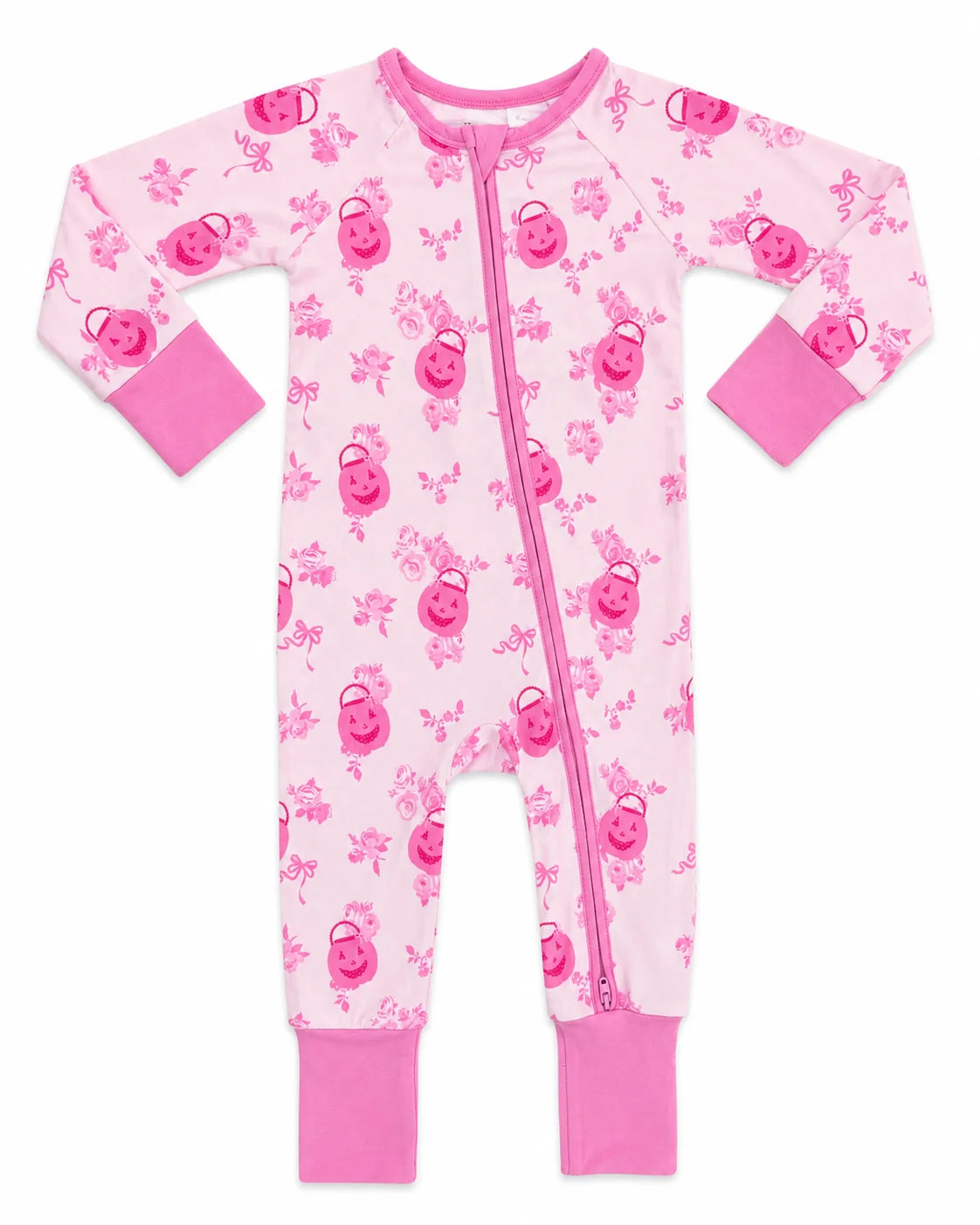 Candy Pail Garden Zipper Romper