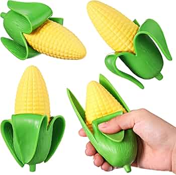 Stretchy & Squishy Realistic Corn On The Cob Sensory Toy