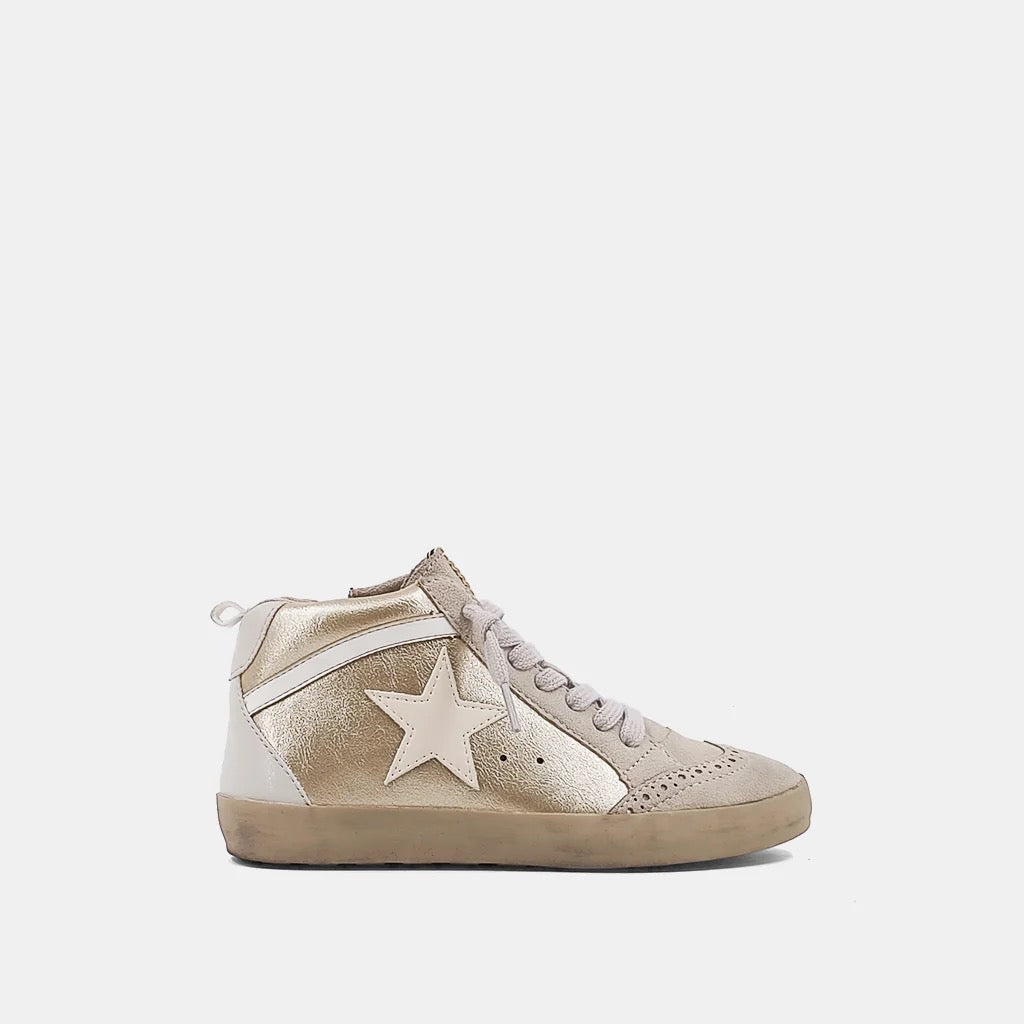 Paulina Gold Sneakers