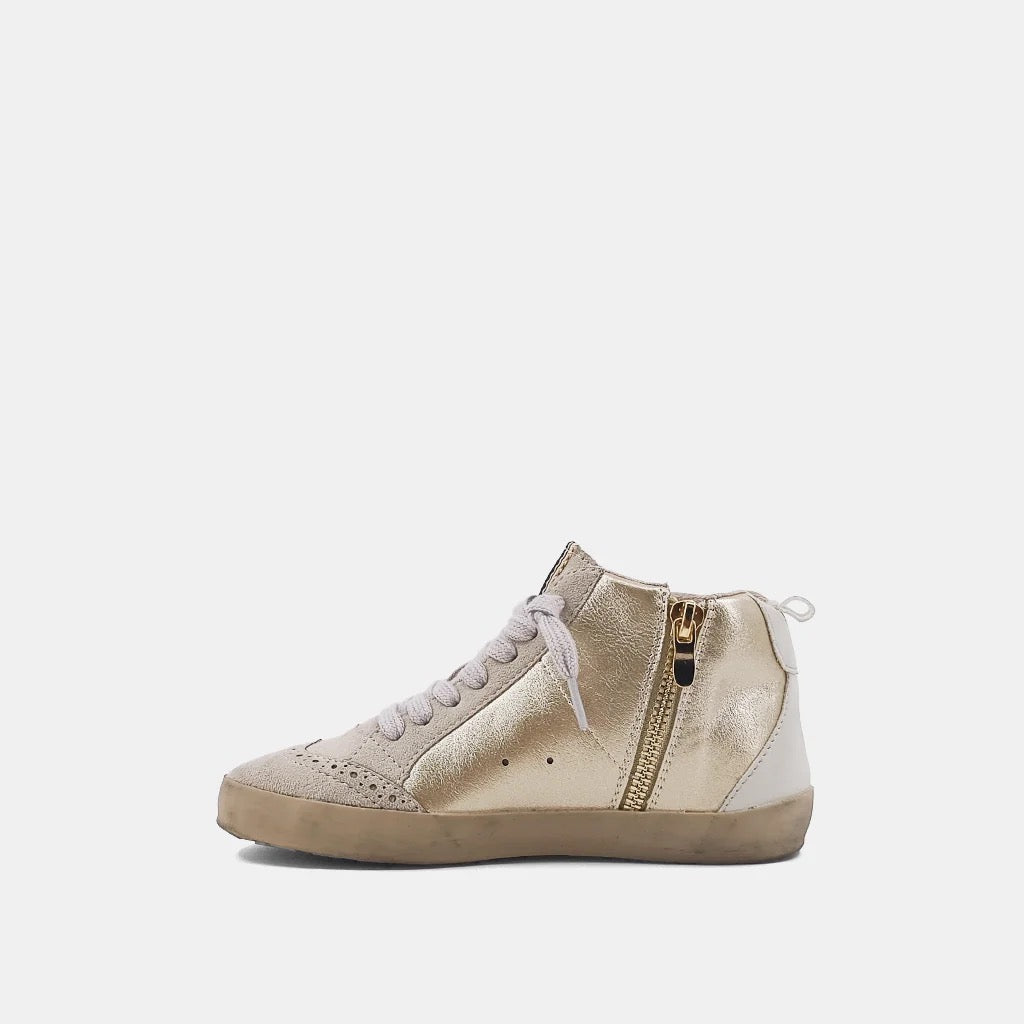 Paulina Gold Sneakers