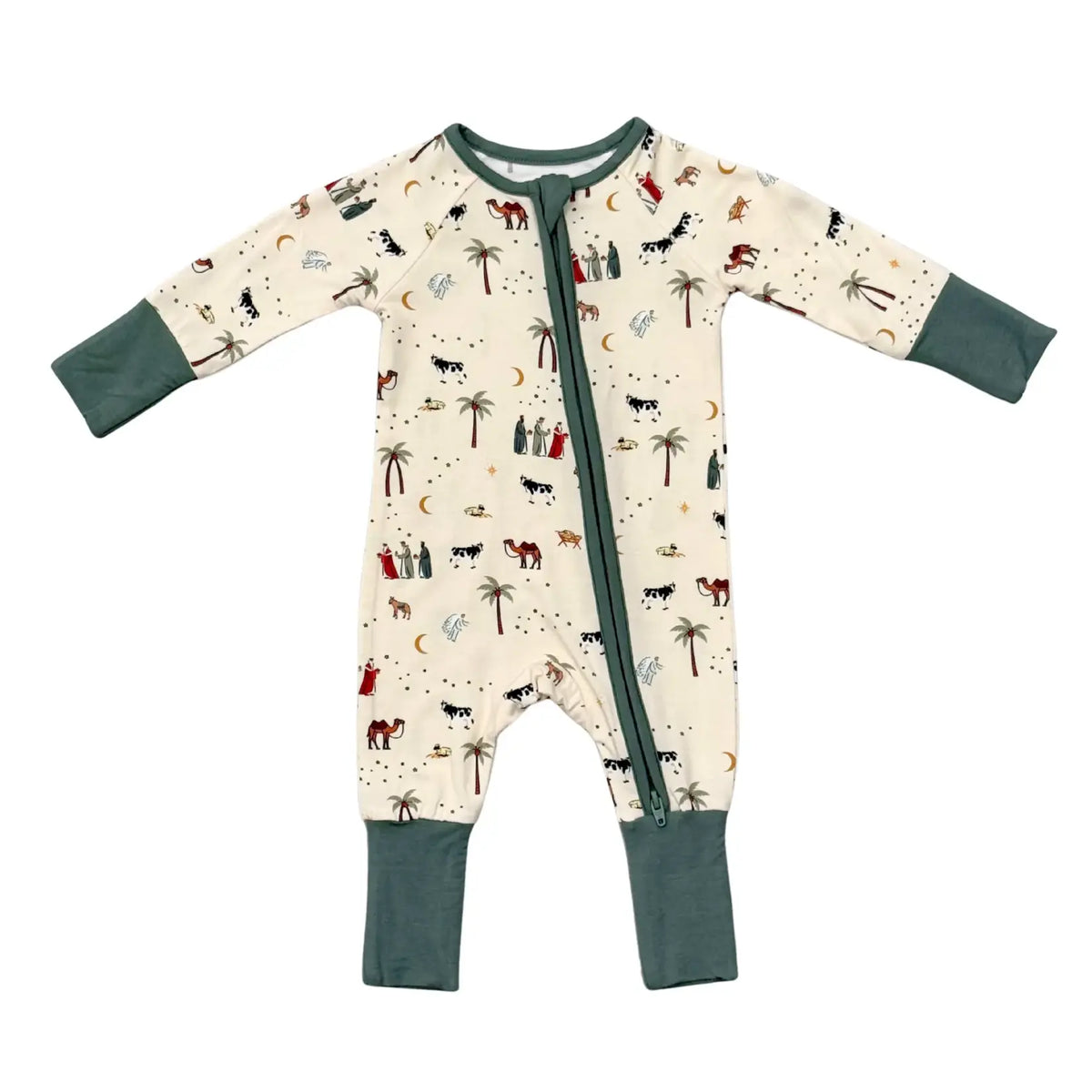 LS Zip Romper-Nativity