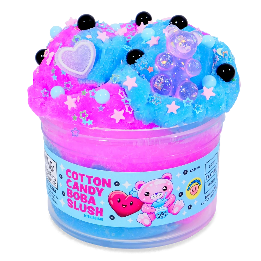 Cotton Candy Boba Slush Slime