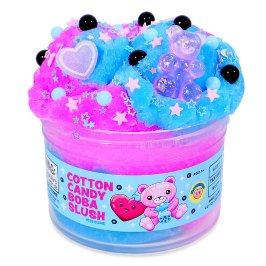 Cotton Candy Boba Slush Slime
