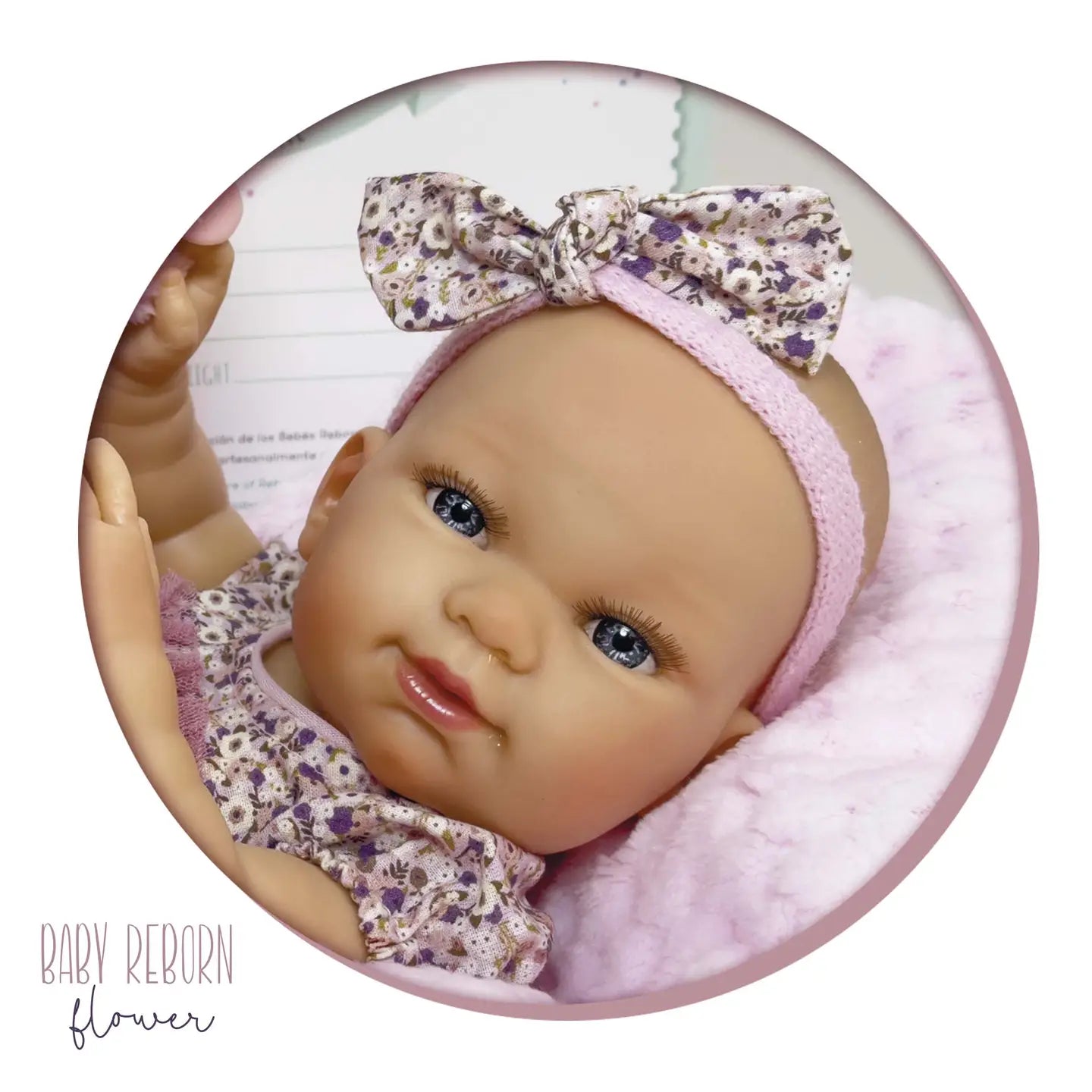 Baby Reborn Girl Doll Flower