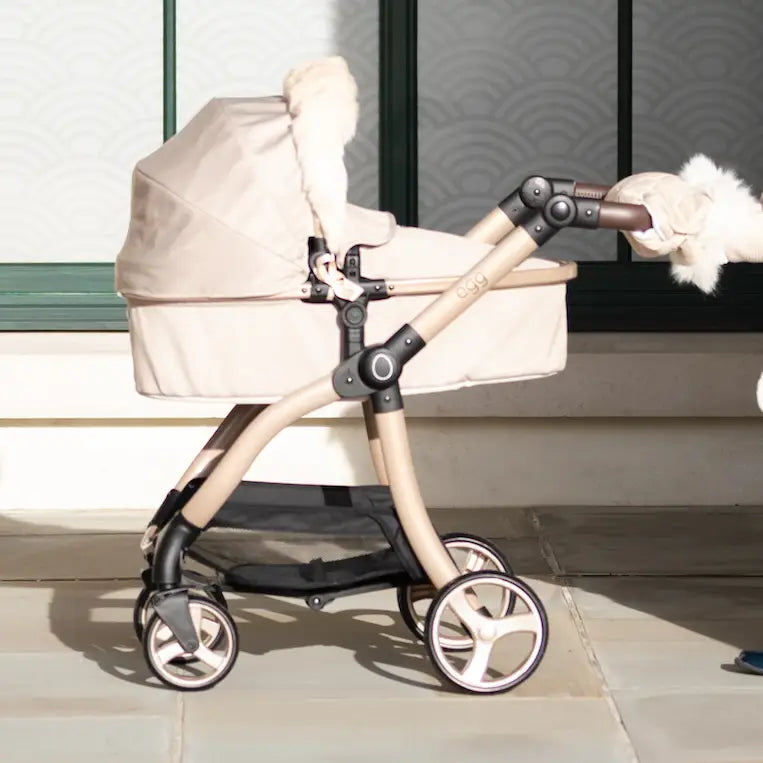 Egg Pram Doll Stroller- Feather