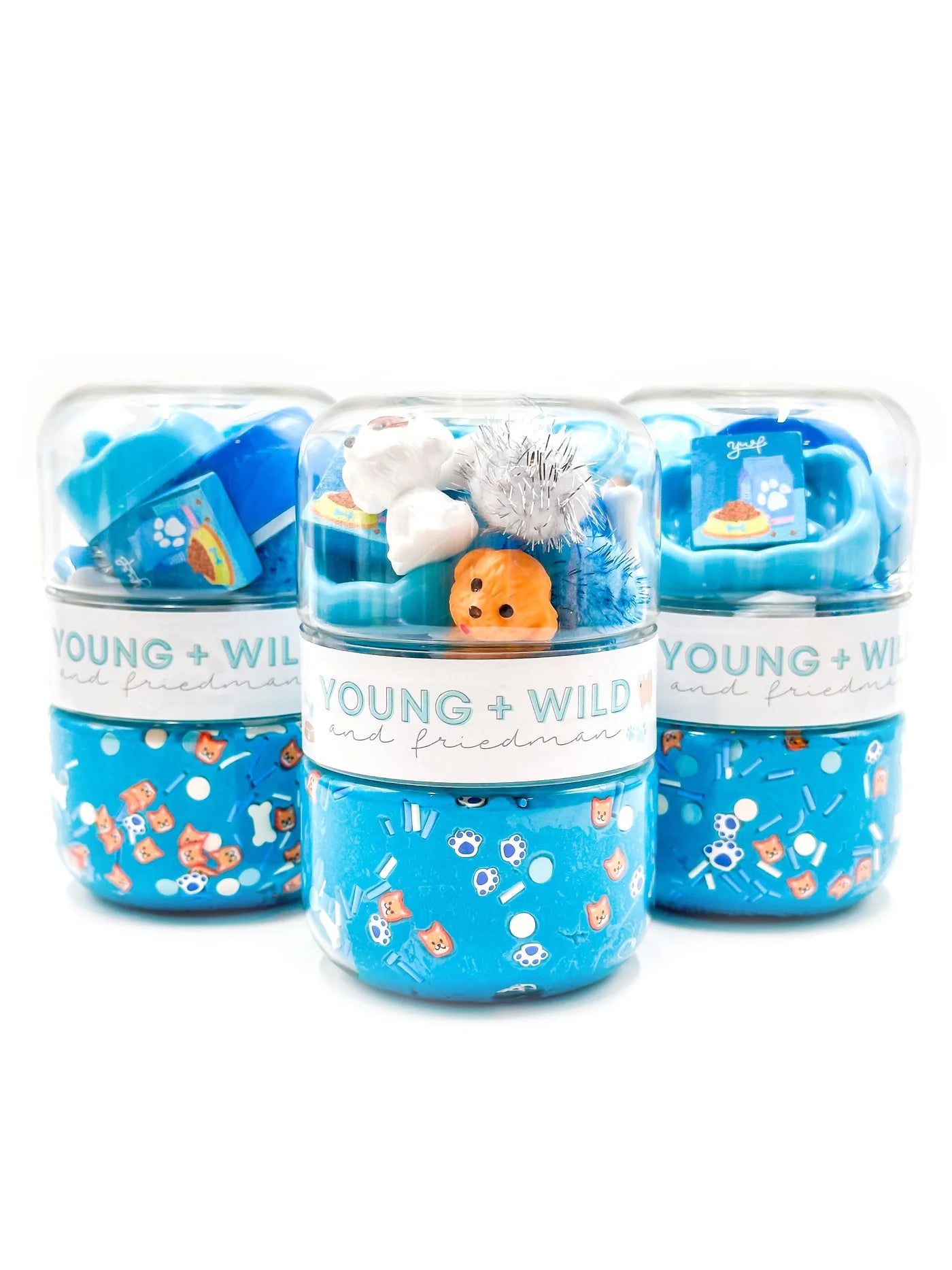 Grab & Go Dough Jar Blue Pet Shop