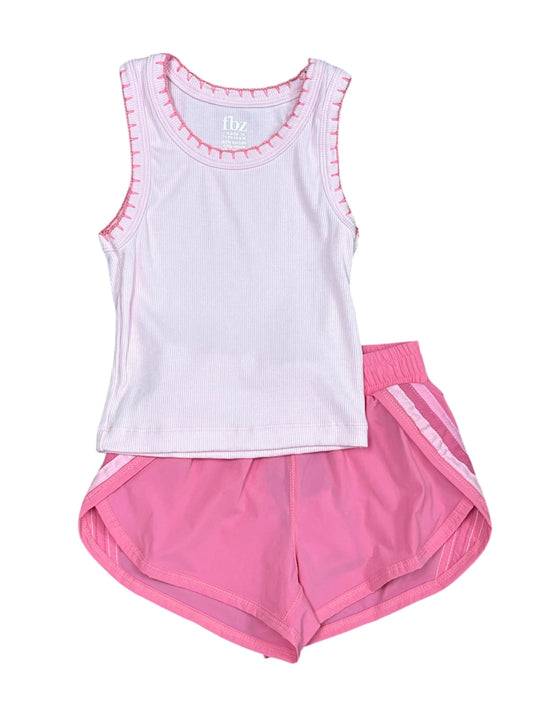 Dark Pink & Light Pink Shorts