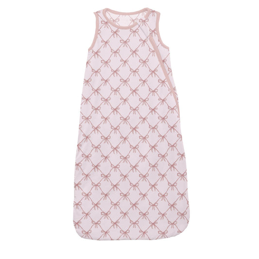 Fluffle Sleep Bag Shrinking Violet Bow Lattice