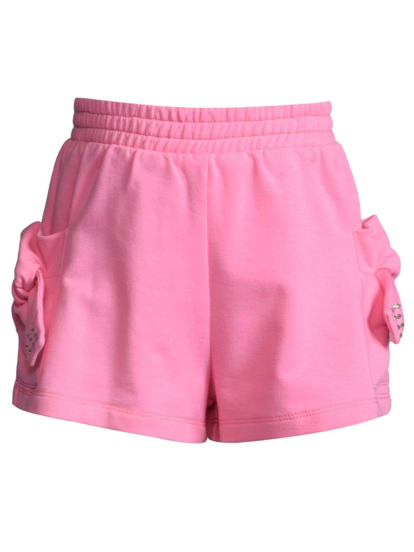 Pink Knot W Rhinestone Detail Set