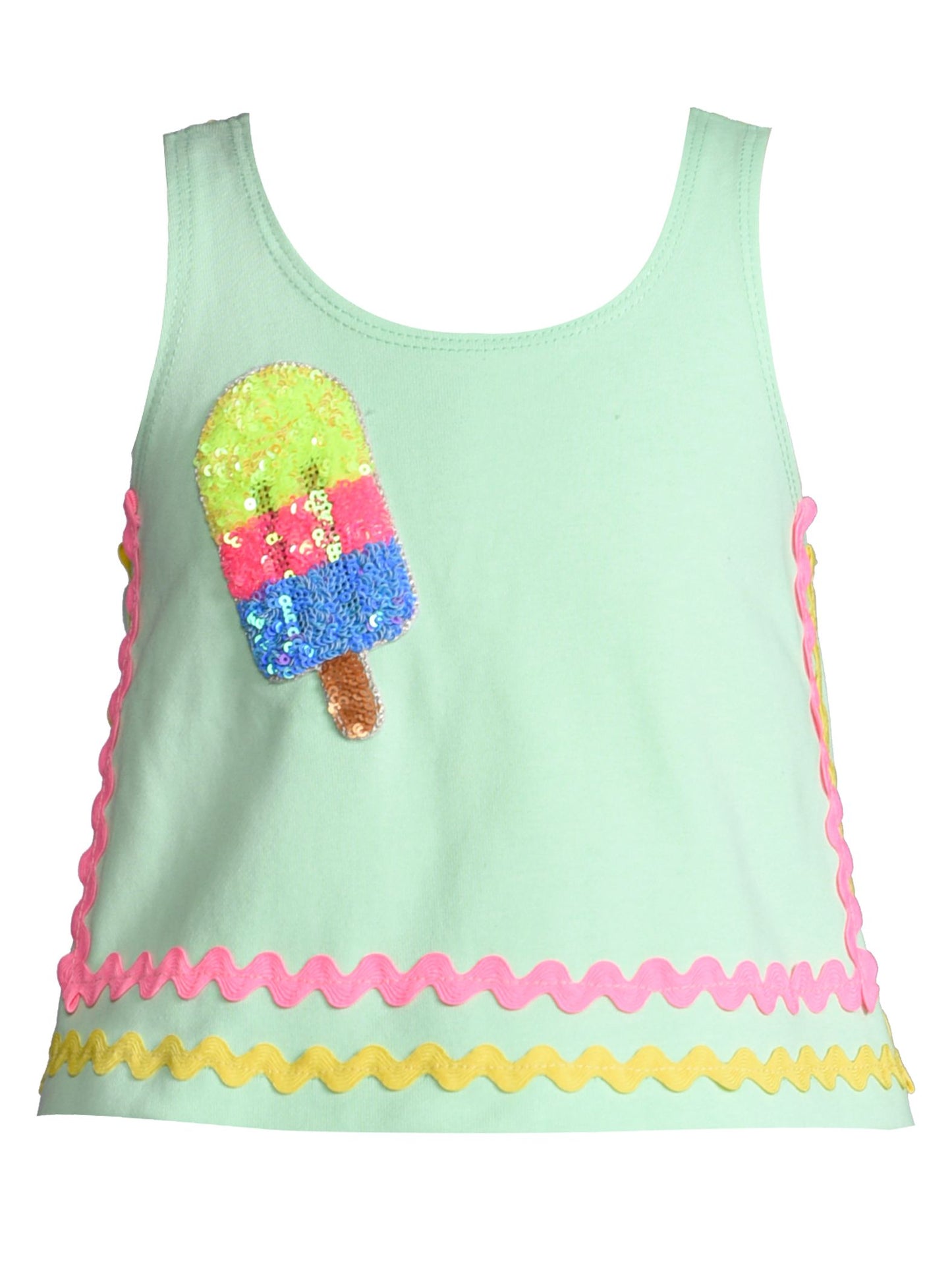 Mint W Ric Rac Trim Set